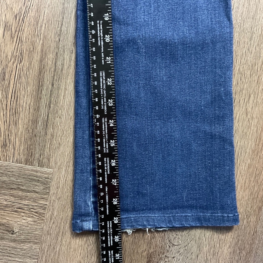 7 For All Mankind Kimmie Bootcut Blair Denim Jeans Womens 27 Medium Wash Blue - Picture 9 of 10